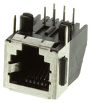 AMP - TE Connectivity 5555140-1 5555140-1 Modular Connector RJ25 Jack 1 x (Port) 6P6C Cat3 Through Hole Mount