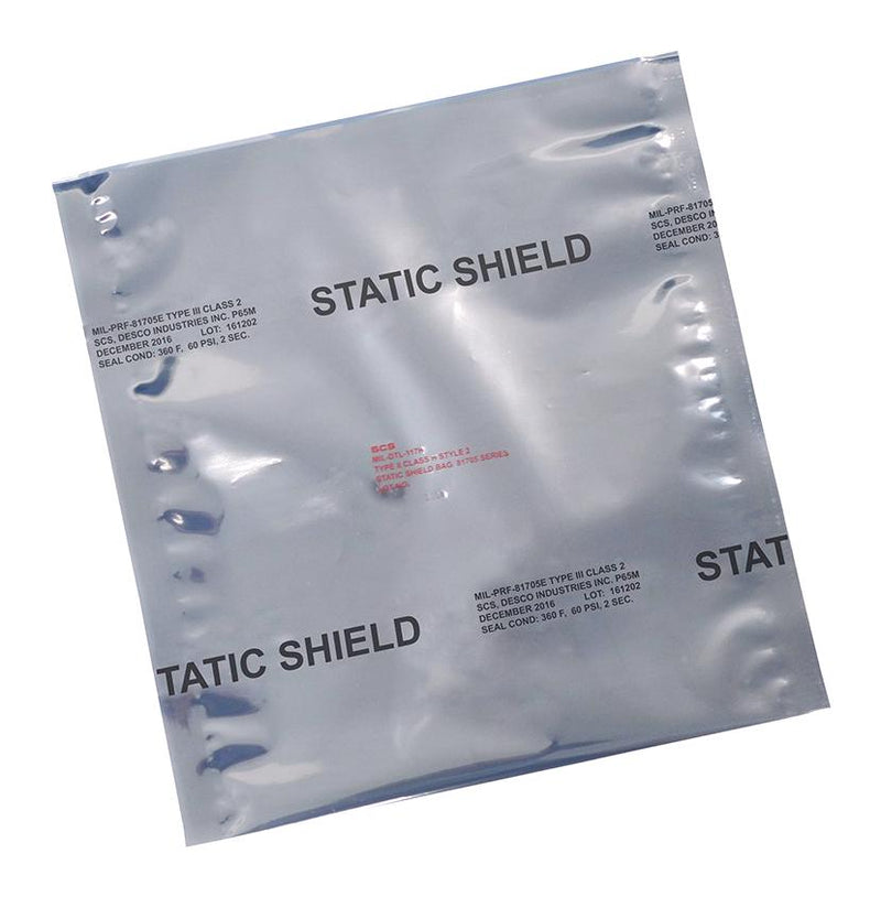 SCS 8172.2520 Static Shielding BAG METAL-IN 2.25X20"