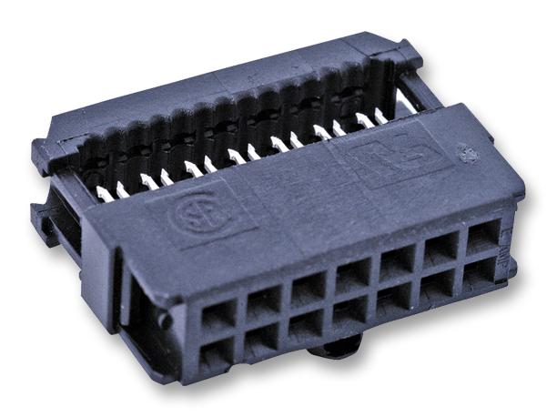 AMP - TE Connectivity 1658622-4 1658622-4 IDC Connector Receptacle Female 2.54 mm 2 Row 20 Contacts Cable Mount