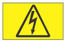 PANDUIT PLD-56 LABEL, HI VOLTAGE SYMBOL, 38.1MMX25.4MM, 200PCS IN DISPENSER