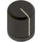 EHC (ELECTRONIC HARDWARE) 3488-2B ROUND KNURLED KNOB, 6.35MM