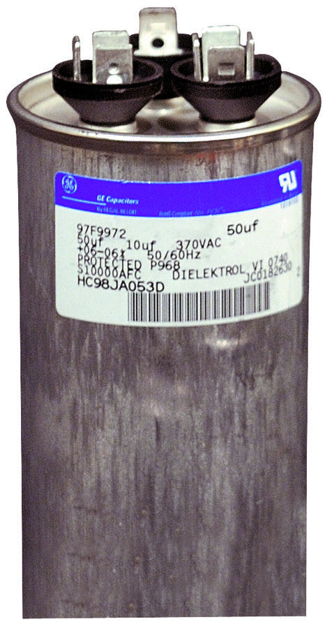 GENTEQ 97F9851 CAPACITOR MOTOR RUN 45/5UF, 440V, 6%, CASE