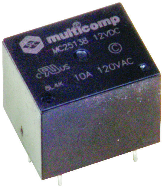 MULTICOMP MC25139 RELAY, SPDT, 120VAC, 24VDC, 10A