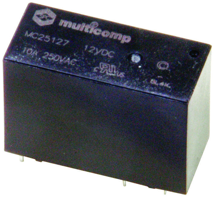 MULTICOMP MC25126 RELAY, SPDT, 250VAC, 30VDC, 10A