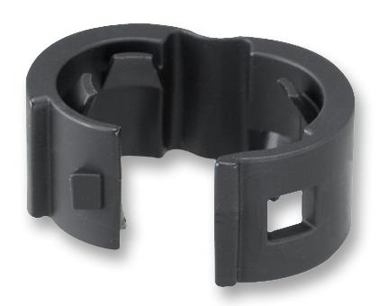 Panduit PCBANDBL-Q Fastener Patch Cord Color Band Hinged Cable Clamp PP (Polypropylene) Black