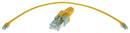 HARTING 09474747002 PATCH CABLE, RJ45, CAT5E, 300MM, YELLOW