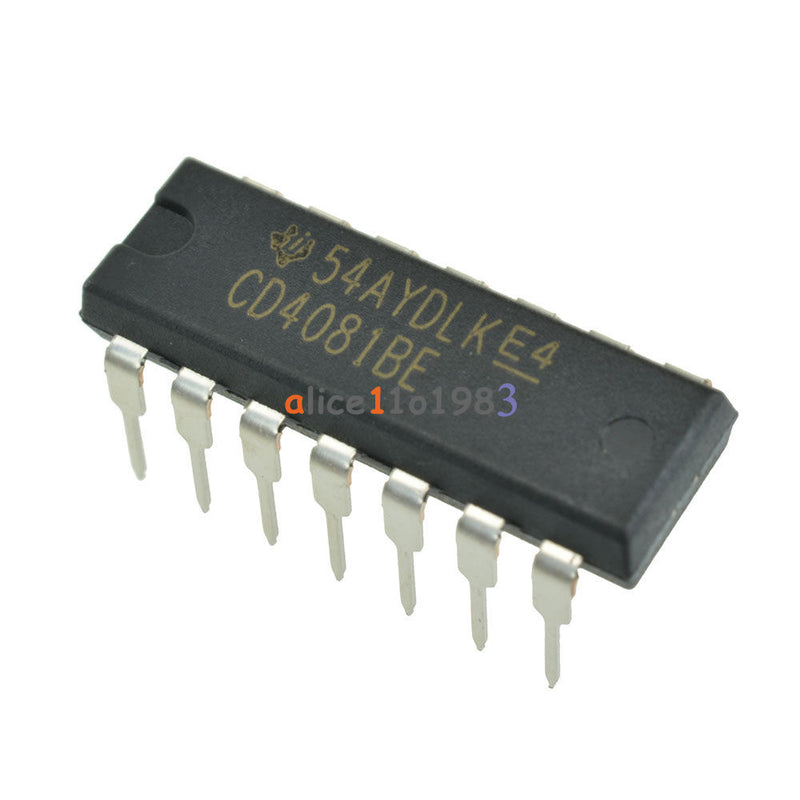 Tanotis 2pcs CD4081BE DIP14 CD4081 Quad 2 Input Or And Gate Original DIP-14 TI Chip IC