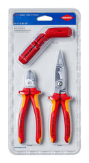 Knipex 00 31 30 BK V01 00 V01 Electrical Installation Set 3 Pc