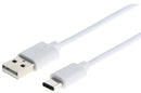 PRO Signal PSG91486 USB 2.0 A Plug to Type-C Cable 1m White