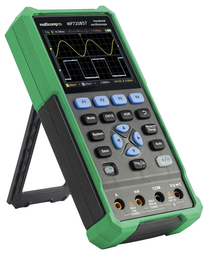 Multicomp PRO MP720857 Oscilloscope 2+1 Channel 100 MHz 500 Msps