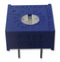 BOURNS 3386P-1-100LF Trimmer Potentiometer, 10 ohm, 500 mW, &plusmn; 10%, Trimpot 3386 Series, 1 Turns, Through Hole