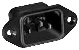 CORCOM - TE CONNECTIVITY 6ESRM-3 CONNECTOR, POWER ENTRY, INLET, 15A, FLANGE