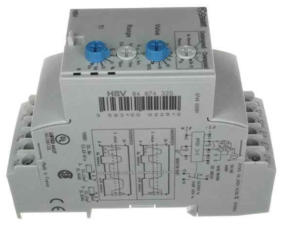 CROUZET CONTROL 84874320 RELAY, SAFETY, SPDT, 250V, 5A