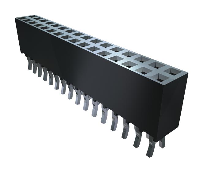 Samtec SSQ-105-01-L-D PCB Receptacle Board-to-Board 2.54 mm 2 Rows 10 Contacts Through Hole Mount SSQ Series New