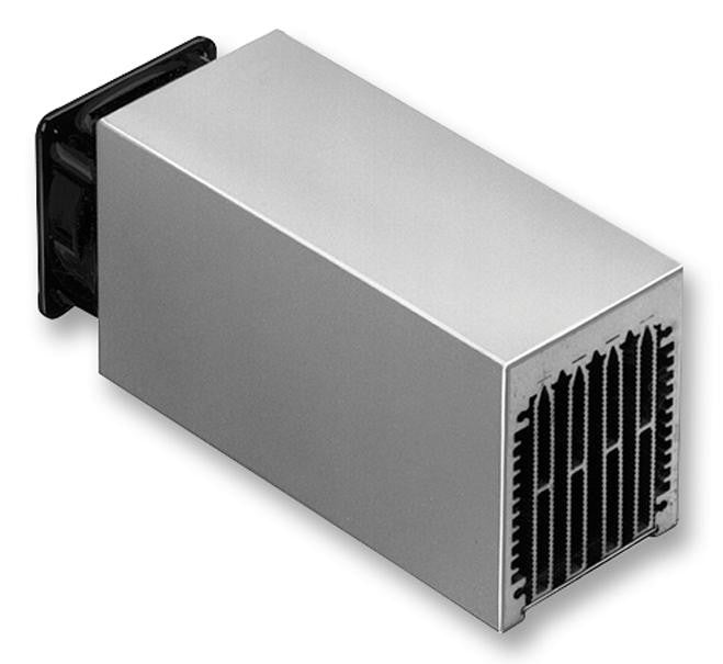 FISCHER ELEKTRONIK LA 6/100 12V Fan / Force Cooled Heat Sink, Hollow Fin Aggregate, 0.2 &deg;C/W, 74 mm, 62 mm, 100 mm, 56 m&sup3;/h, 41 dBA