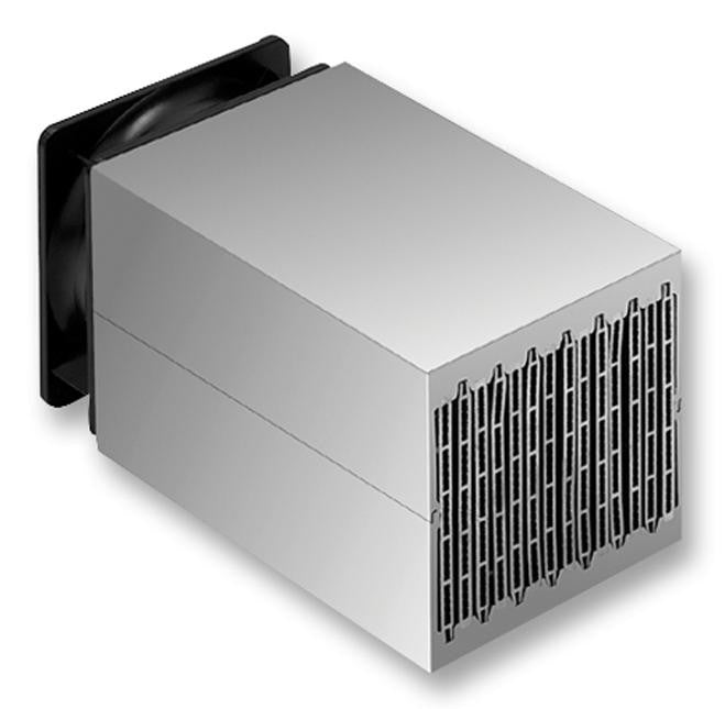 FISCHER ELEKTRONIK LA 17/200 230V Fan / Force Cooled Heat Sink, Hollow Fin Aggregate, 0.08 &deg;C/W, 120 mm, 122 mm, 200 mm, 160 m&sup3;/h