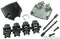 MH CONNECTORS MHDTZK-15-BK-K D Sub Backshell, Diecast, MHDTZK Series, DA, 180&deg;, Zinc Body