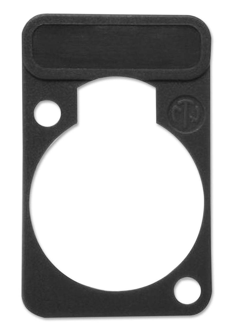 NEUTRIK DSS-0 Connector Accessory, Black, Lettering Plate, D Shape Connectors, etherCON Series