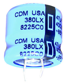 CORNELL DUBILIER 380LX103M025H032 ALUMINUM ELECTROLYTIC CAPACITOR 10000UF 25V 20%, SNAP-IN