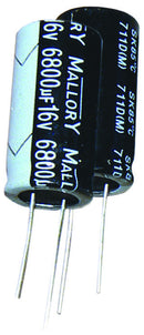 CORNELL DUBILIER SK102M025ST ALUMINUM ELECTROLYTIC CAPACITOR 1000UF, 25V, 20%, RADIAL