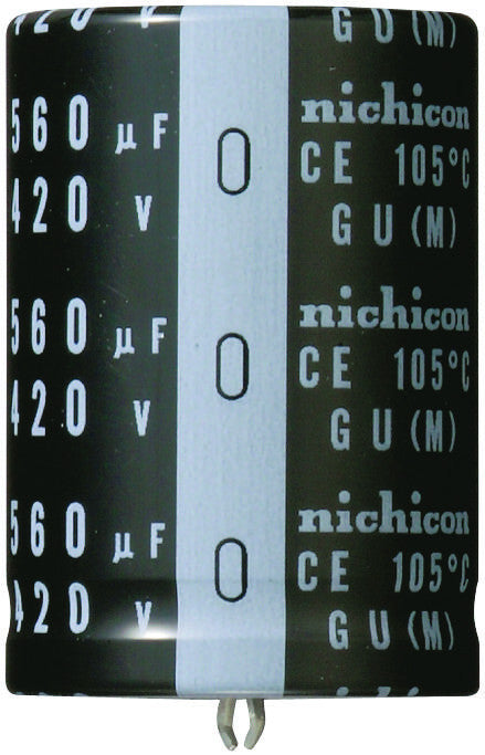 NICHICON LGU2D221MELY ALUMINUM ELECTROLYTIC CAPACITOR 220UF, 200V, 20%, SNAP-IN