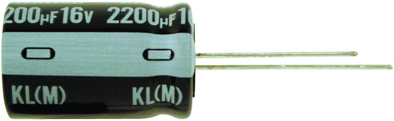 NICHICON UKL1E101MPDANATD ALUMINUM ELECTROLYTIC CAPACITOR, 100UF, 25V, 20%, RADIAL