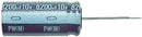 NICHICON UPW2A221MHD1TN ALUMINUM ELECTROLYTIC CAPACITOR, 220UF, 100V, 20%, RADIAL