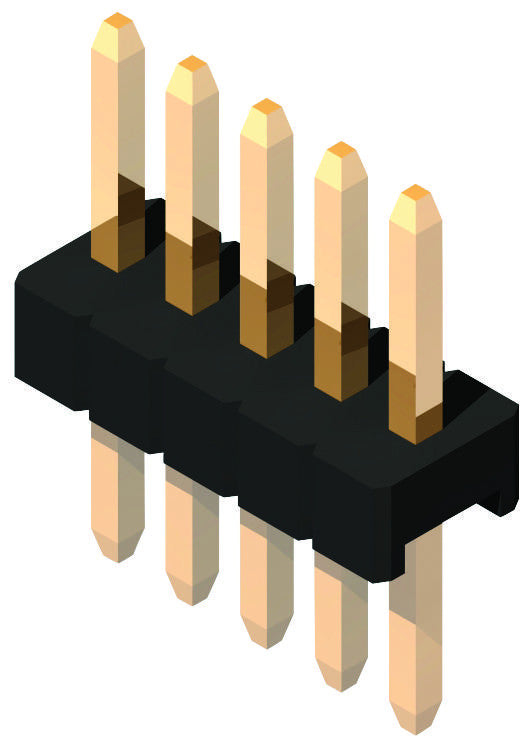 GCT (GLOBAL CONNECTOR TECHNOLOGY) BD020-05-A-J-0350-0300-L-G BOARD-BOARD CONNECTOR HEADER, 5WAY, 1ROW