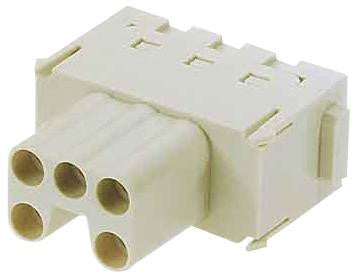 HARTING 09140052716 RECTANGULAR HAN MODULE SOCKET 5WAY CLAMP