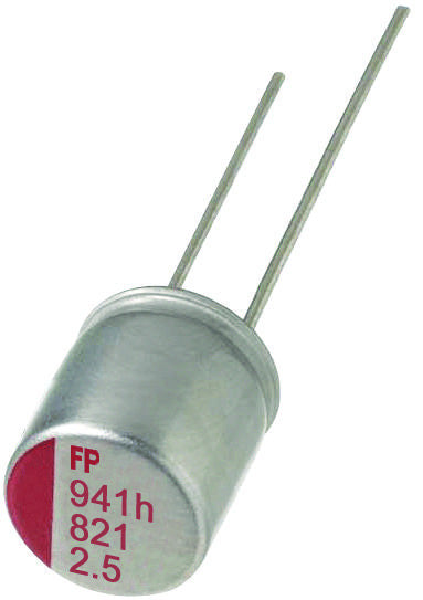 NICHICON RL80G821MDN1KX ALUMINUM ELECTROLYTIC CAPACITOR, 820UF, 4V, 20%, RADIAL