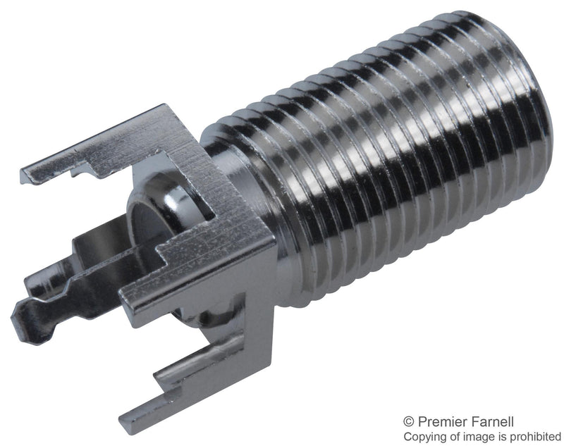 MULTICOMP SPCF-22FPC RF/COAXIAL, F JACK, STRAIGHT, 75 OHM, SOLDER