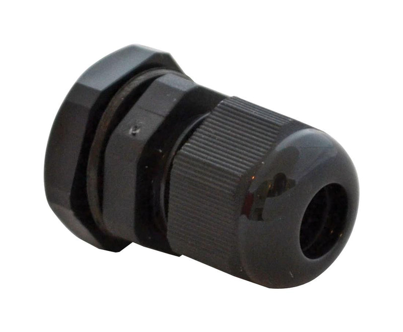 BUD INDUSTRIES IPG-2229 CABLE GLAND, NYLON, 7.9MM, BLACK