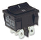 Alcoswitch - TE Connectivity 2-1634200-2 Rocker Switch On-Off-(On) Dpdt Non Illuminated Panel Mount Black PRE Series