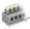 WAGO 235-403/331-000 Wire-To-Board Terminal Block, 5.08 mm, 3 Ways, 20 AWG, 14 AWG, 1.5 mm&iuml;&iquest;&frac12;, Push In