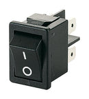 Marquardt 1858.0103 Rocker Switch On-Off Dpst Non Illuminated Panel Mount Black 1858 Series New