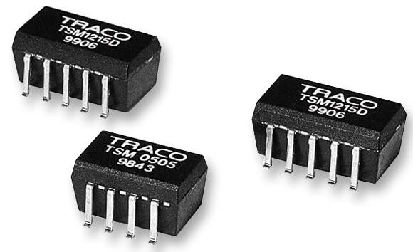 TRACOPOWER TSM 0509S Isolated Board Mount DC/DC Converter, 1 Output, 1 W, 9 V, 110 mA