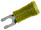 AMP - TE CONNECTIVITY 52941-1 TERMINAL, SPADE/FORK, #6, CRIMP, YELLOW