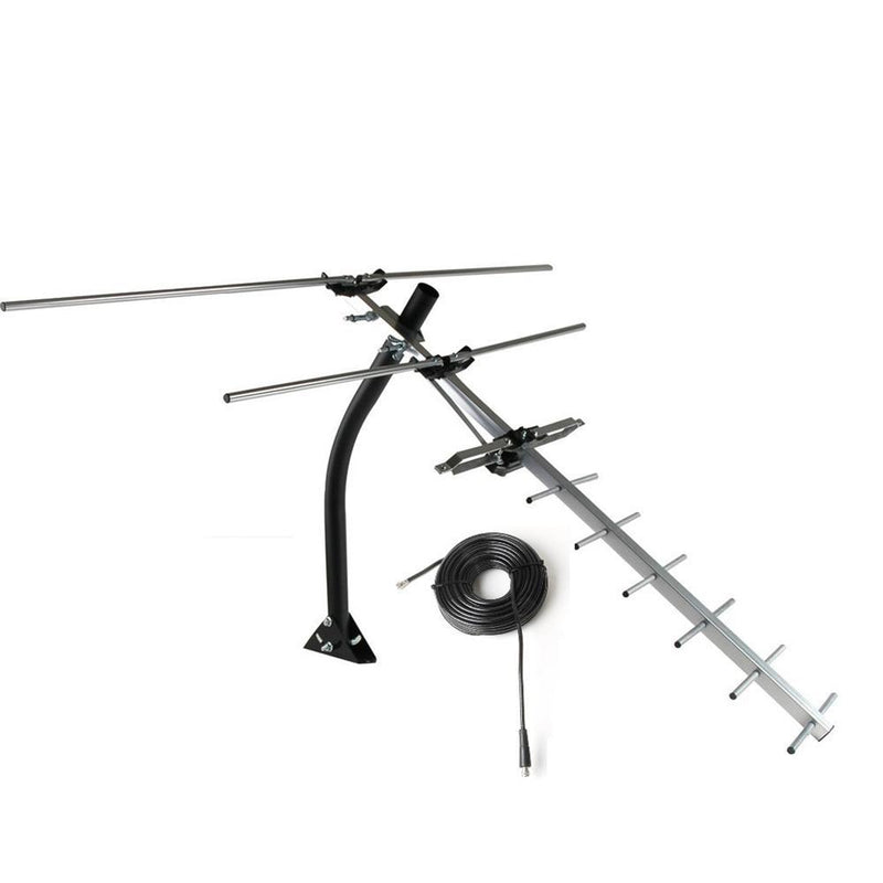 Stellar Labs 30-2485 Complete Outdoor 40 Mile Hdtv Antenna Kit - UHF/VHF 71Y5463