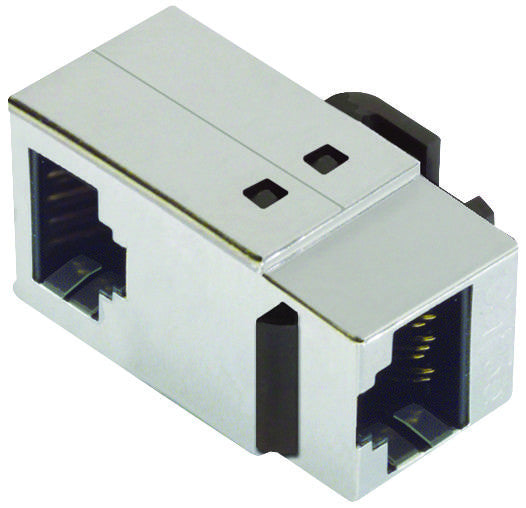 L-COM TDG1026KCS-R5E IN LINE ADAPTER, RJ45 JACK-RJ45 JACK