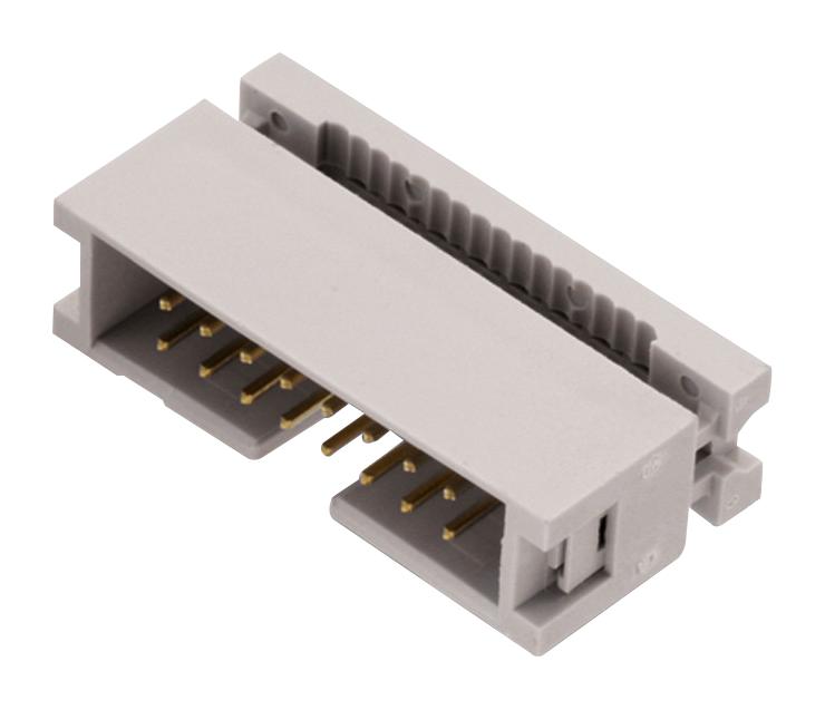 Wurth Elektronik 61202025821 Wire-To-Board Connector 2.54 mm 20 Contacts Header WR-BHD Series IDC / IDT 2 Rows