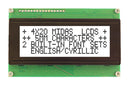 Midas MC42005A6WR-FPTLW-V2 Alphanumeric LCD 20 x 4 Black on White 5V Parallel English Cyrillic Transflective