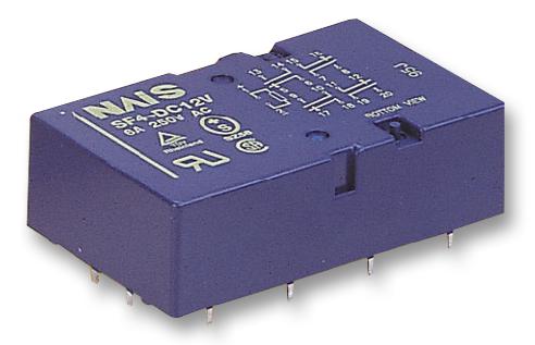 Panasonic SF4D-DC24V Safety Relay 24 VDC 4PST-NO 4PST-NC SF4D Through Hole 6 A Solder