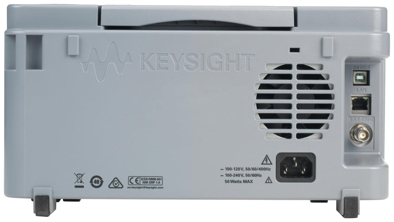 Keysight Technologies DSOX1204G Digital Oscilloscope Infiniivision 1000 X-Series 4 Channel 70 MHz 2 Gsps 1 Mpts 5 ns