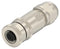 AMP - TE Connectivity 2358992-3 Sensor Connector PG7 M12 Female 8 Positions Crimp Socket Contacts Not Supplied