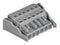 WAGO 231-104/037-000 TERMINAL BLOCK PLUGGABLE, 4 POSITION, 28-12AWG