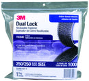 3M TB3540 DUAL LOCK RECLOSABLE FASTENER, BLACK, 25.4MM