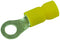 MULTICOMP MC29558 TERMINAL, RING TONGUE, #10, CRIMP YELLOW