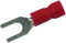 MULTICOMP MC29612 TERMINAL, SPADE/FORK, #8, CRIMP, RED