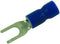 MULTICOMP MC29611 TERMINAL, SPADE/FORK, #6, CRIMP, BLUE