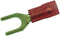 MULTICOMP MC29605 TERMINAL, SPADE/FORK, #10, CRIMP, RED